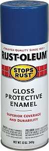 Rust-Oleum 7727830 Rust Preventative Spray Paint, Gloss, Royal Blue, 12 oz, Can