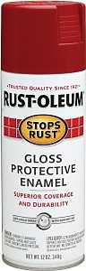 Rust-Oleum 7765830 Rust Preventative Spray Paint, Gloss, Regal Red, 12 oz, Can