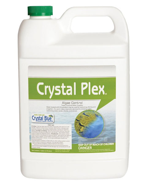 Sanco 00444 Crystal Plex Pond Algae, Liquid, Blue, 1 gal