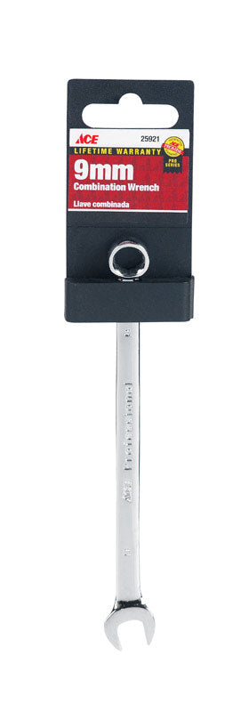 Ace Pro Series 9 mm x 9 mm Metric Alloy Steel Combination Wrench