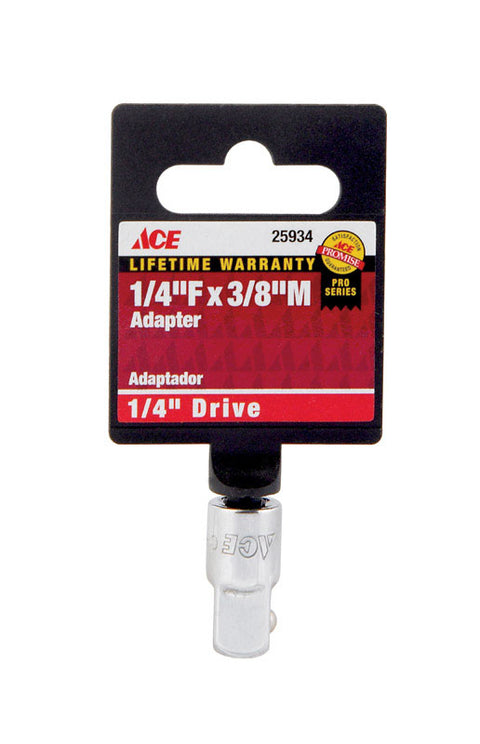 Ace 1/4 in. Drive 3/8 in. Socket Adapter