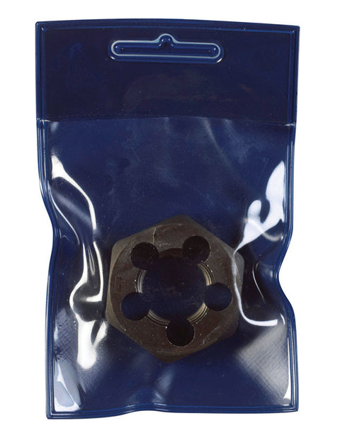 Irwin Hanson High Carbon Steel 1/2 in.-14NPT SAE Hexagon Die 1 pc.