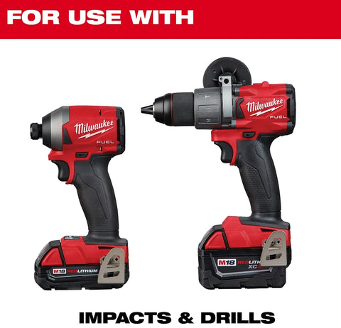 Milwaukee SHOCKWAVE 48-32-4098 Impact-Duty Drill/Drive and Fasten Set, 75-Piece, All-Purpose, Alloy Steel, Silver