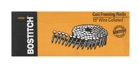Stanley Bostitch 2-1/2 in. x .099 in. L Coil Framing Nails 3,600 pc.