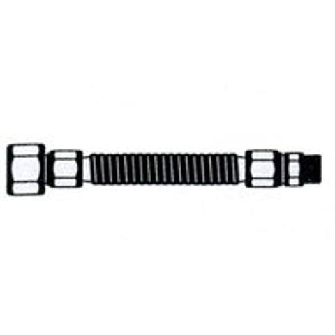 BrassCraft ProCoat Series CSSB22-60 Gas Connector, 3/4 in, FIP, Stainless Steel, 60 in L, 7/8 in OD
