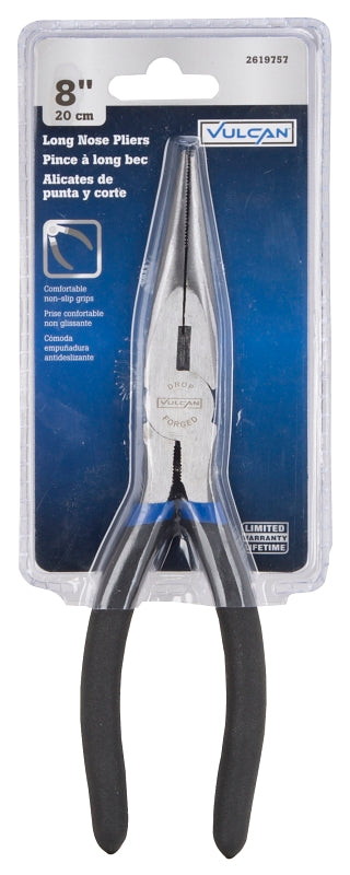 Vulcan PC920-35 Plier, 8 in OAL, 1.6 mm Cutting Capacity, 5.2 cm Jaw Opening, Black Handle, 7/8 in W Jaw, 2-1/2 in L Jaw
