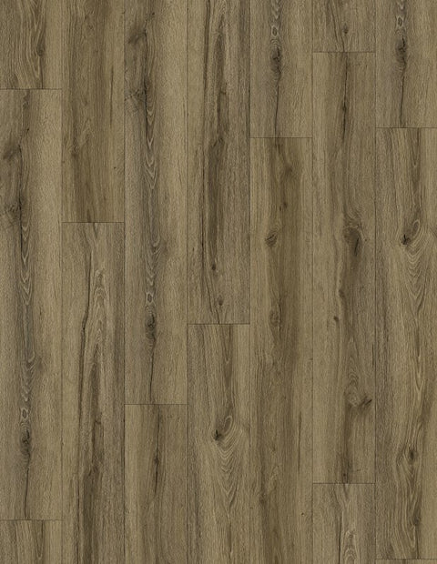 ProSelect Design ProFloor PF905 Flooring Plank, 60 in L, 9 in W, Stone Plastic Composite/Vinyl, Smoky Brown
