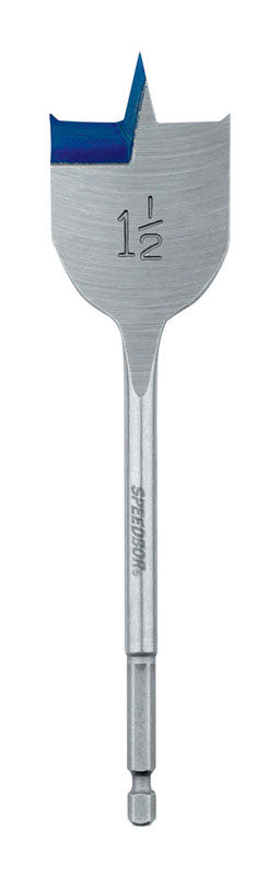 Irwin Speedbor 1-1/2 in. Dia. x 6 in. L Carbon Steel Wood Boring Bit 1 pc.