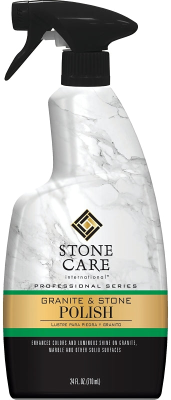 Stone Care 5184 Granite and Stone Polish, 24 oz, Liquid, White, Pack of 6