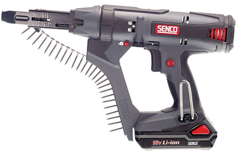 Senco 10B0001N/7X0001N Cordless Auto-Feed Screwdriver, Battery Included, 18 V, 3 Ah, 2 in Chuck