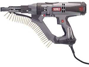Senco 10F0001N Auto-Feed Screwdriver, 0.04 A, 1/4 in Chuck, Keyless Chuck, 2500 rpm Speed, 10 ft L Cord