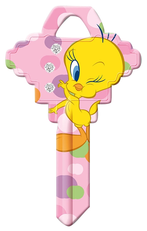 SC1 KEYBLANK TWEETY BLING, Pack of 5
