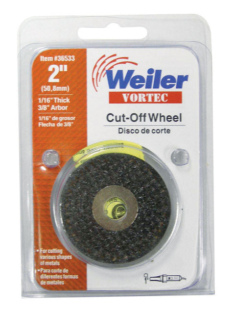Weiler Cut-Off Wheel 2 in. Dia. x 1/16 in. thick x 3/8 in.