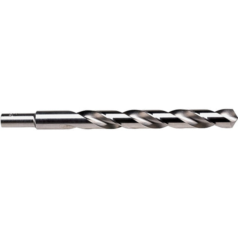 Irwin 73830 Jobber Drill Bit, 15/32 in Dia, 5-3/4 in OAL, Spiral Flute, 2-Flute, 15/32 in Dia Shank, Reduced Shank