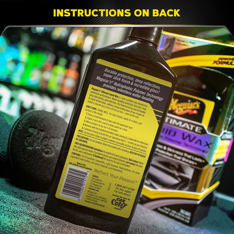 Meguiar's Ultimate G210516 Exterior Polish and Wax, 16 oz, Liquid, Pleasant, Sweet Orange