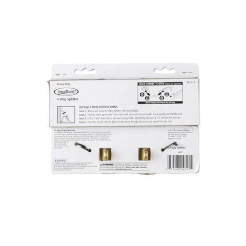 Ace Brass Garden Hose Manifold Female/Male
