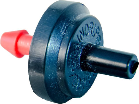 Raindrip PC2010B Pressure Compensating Dripper, 1/4 in Connection, 1/2 gph