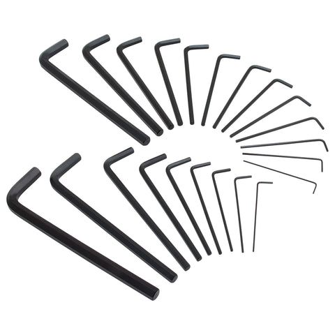 Stanley Multi-Size Metric and SAE Long Arm Hex Key Set 22 pc