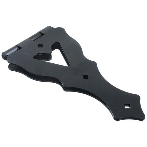 Ace 10 in. H 10 in. Black 1 Ornamental Strap Hinge