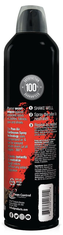 Lethal 9717B67-10A12 360 deg Field Spray, Odorless, Liquid, 10.5 oz, Spray Bottle, Pack of 12