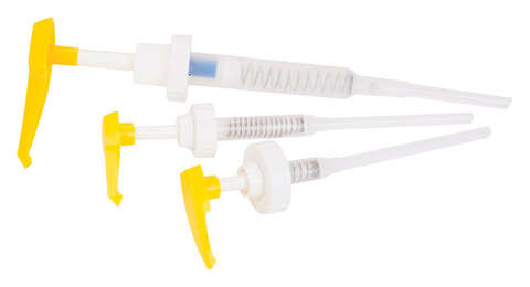 West System 300 Pumps Extra Strength Polypropylene Yellow/White Pump Set 3 pk