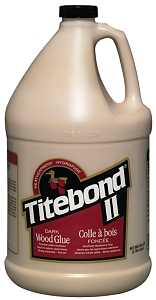 Titebond II 3706 Wood Glue, Brown, 1 gal Bottle