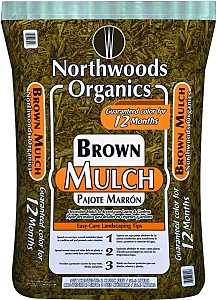 Northwoods Organics WNW03255 Decorative Mulch, Brown Bag