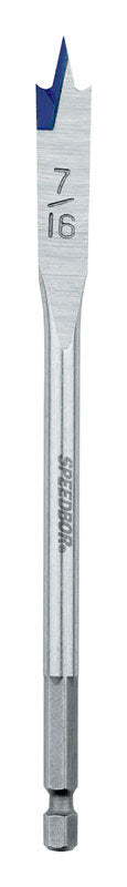 Irwin Speedbor Carbon Steel Hex 7/16 in. Dia. x 6 in. L Wood Boring Bit 1 pc.