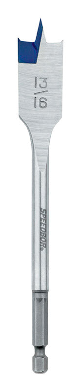 Irwin Speedbor 13/16 in. Dia. x 6 in. L Carbon Steel Wood Boring Bit 1 pc.