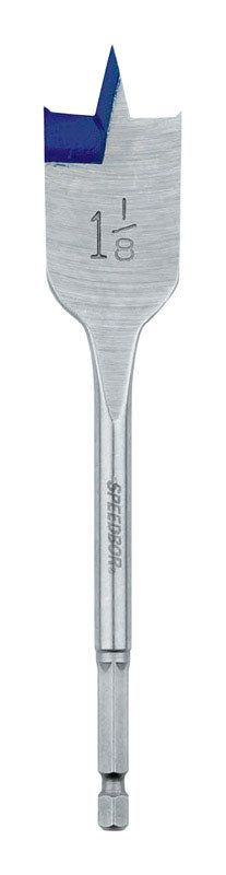 Irwin Speedbor 1-1/8 in. Dia. x 6 in. L Carbon Steel Wood Boring Bit 1 pc.