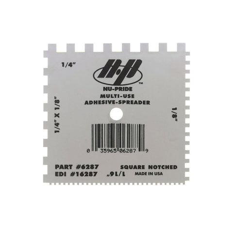 Marshalltown Nu-Pride Plastic Notched Spreader 4 in. L x 4 in. W