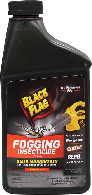Black Flag 190255 Fogging Insecticide, Clear, 5000 sq-ft Coverage Area