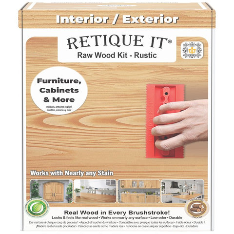 Retique It RQ-RW16-RUST-1B Raw Wood Kit, Matte