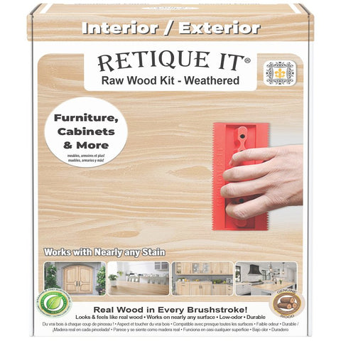 Retique It RQ-RW16-WETF-1B Raw Wood Kit, Matte