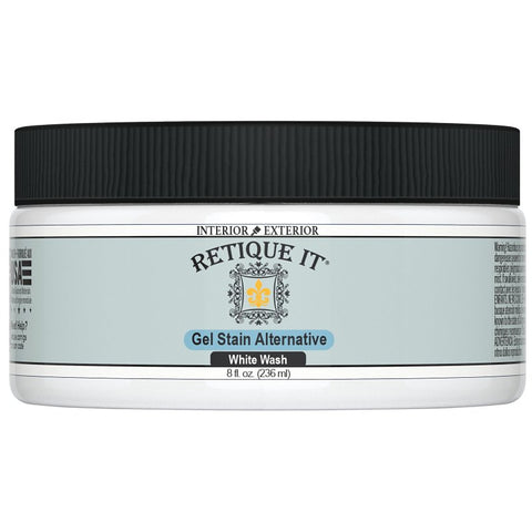 Retique It RQ-GS08-WWSH-R8 Stain Alternative, White Wash, Gel, 8 oz