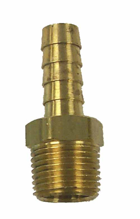 Brass Hose Barb, Male