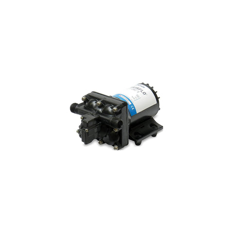 Shurflo 4128-110-E04 Aqua King II Black 30 PSI 12V 2 GPM 3.5 Amp Automatic Fresh Water Pump 8 1/8″ x 5″ x 4 1/8″