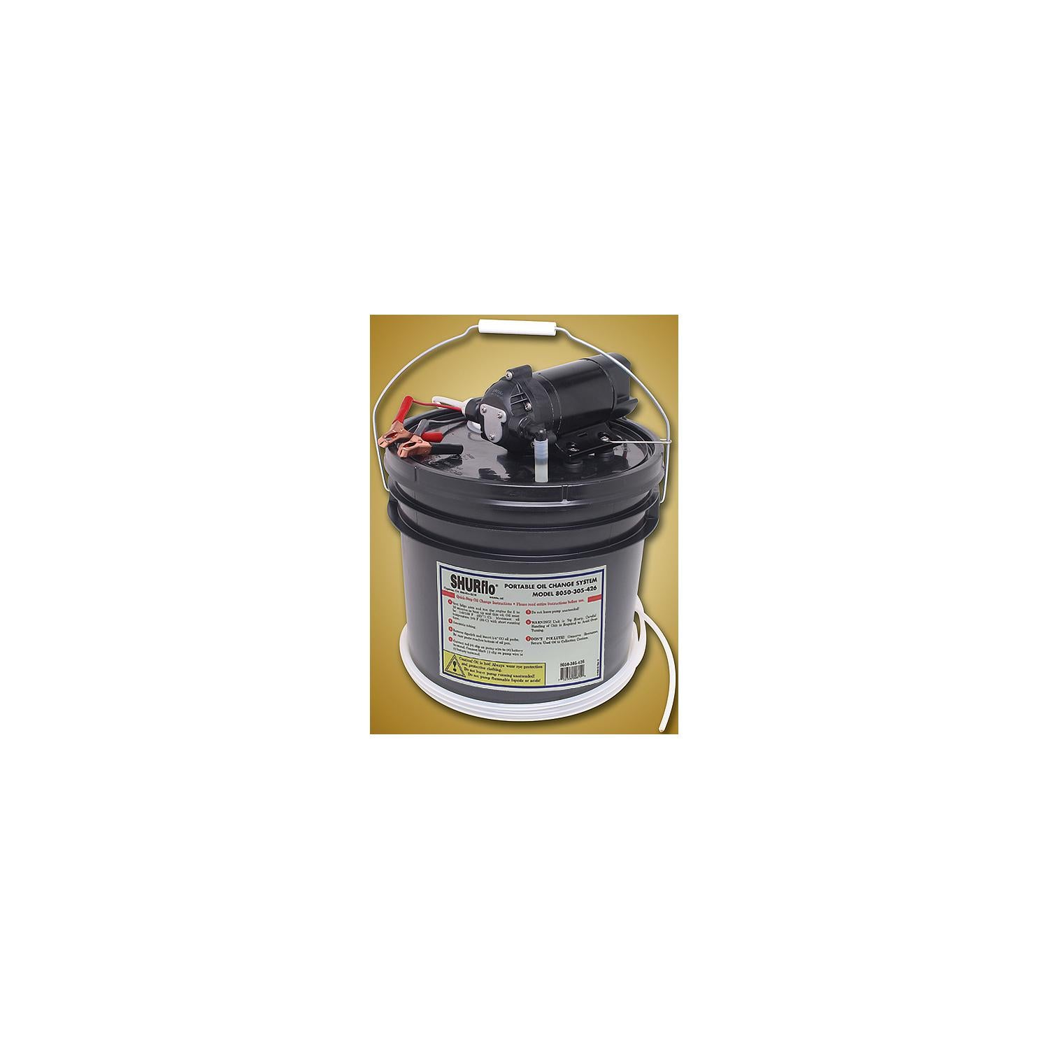 SHURFLO 1.5 GPM Oil Change/Winterizing System 12VDC (Includes 8' Cable ...