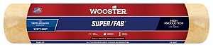 Wooster R240-14 Roller Cover, 1/2 in Thick Nap, 14 in L, Fabric Cover, Golden Yellow