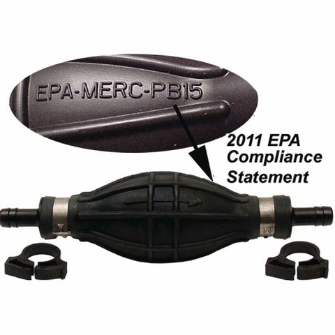 Quicksilver Primer Bulb Fits 5/16 and 3/8" I.D. Fuel Hose