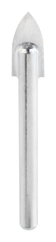Vermont American 1/2 in. Dia. x 3-3/4 in. L Carbide Glass And Tile Drill Bit Straight Shank 1 pc