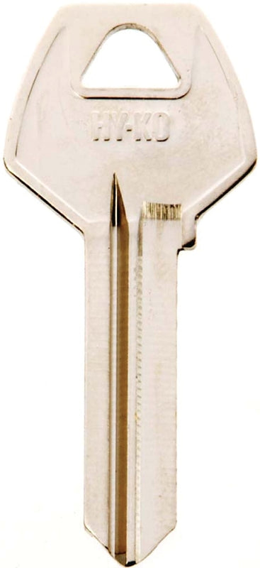 Hy-Ko 11010CO91 Key Blank, Brass, Nickel, For: Corbin Russwin Cabinet, House Locks and Padlocks, Pack of 10