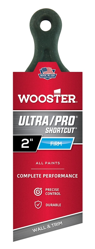 Wooster 4187-2 Paint Brush, 2 in W, 2-7/16 in L Bristle, Nylon/Polyester Bristle, Sher-Grip Handle