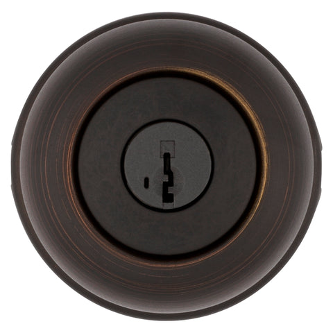 Kwikset Signature Series 740J11PSMTCP Entry Knob, Knob Handle, Venetian Bronze, Metal, KW1, K4 Keyway, 2 Grade