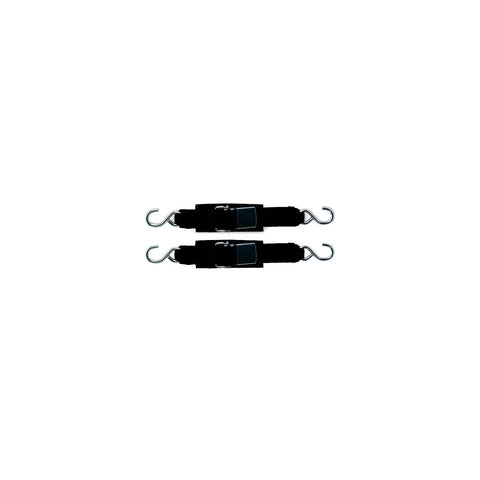 BoatBuckle F12066 Stainless Steel Kwik-Lok Transom Tie-Downs, 2\" x 4', 2/pk