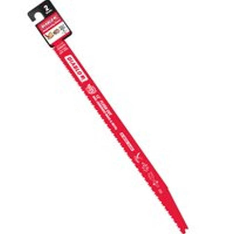 Freud Tools DS1214AFC2 Reciprocating Saw Blade, 12 in L, 10/14 TPI