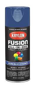 Krylon K02703007 Spray Paint, Gloss, Blue Hyacinth, 12 oz, Can