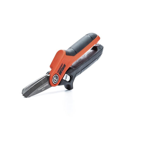 Wiss CW7T Heavy-Duty Tradesman Utility Shear, 7-1/2 in OAL, 2 in L Cut, Stainless Steel Blade