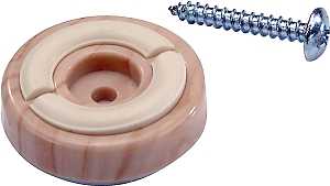 Shepherd Hardware 3692 Furniture Pad, Plastic, Woodgrain, 8/PK