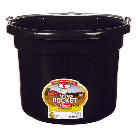 Little Giant 8 qt Bucket Black